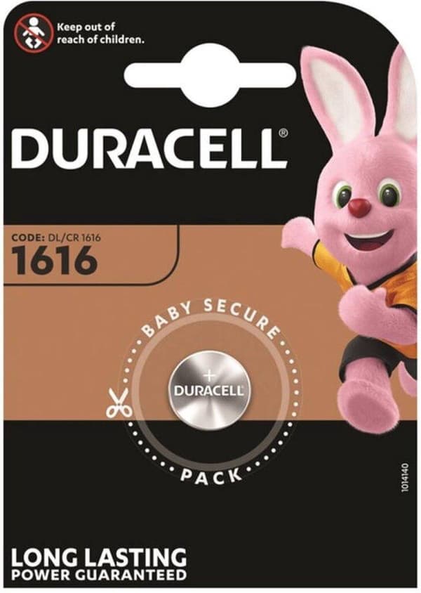 Duracell 774678 husholdningsbatteri engangsbatteri CR1616 lithium (774678)