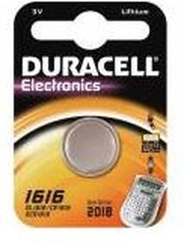 Duracell 774678 husholdningsbatteri engangsbatteri CR1616 lithium (774678)