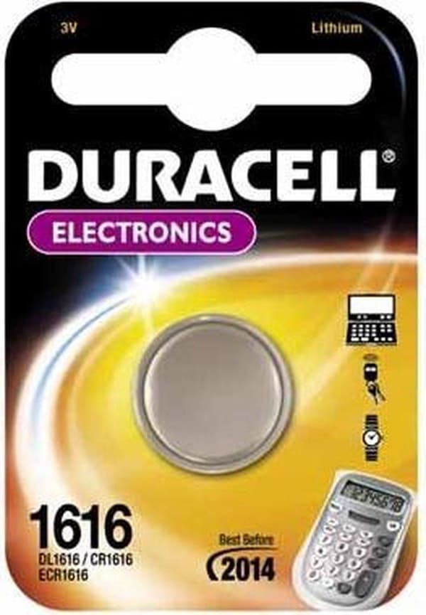 Duracell 774678 husholdningsbatteri engangsbatteri CR1616 lithium (774678)