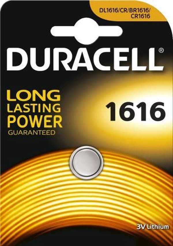 Duracell 774678 husholdningsbatteri engangsbatteri CR1616 lithium (774678)