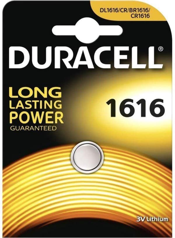 Duracell 774678 husholdningsbatteri engangsbatteri CR1616 lithium (774678)