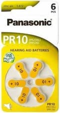 Miniatyrbild 3 av 3: Panasonic - Batteri 6 x PR10 - Zinkluft - Silver