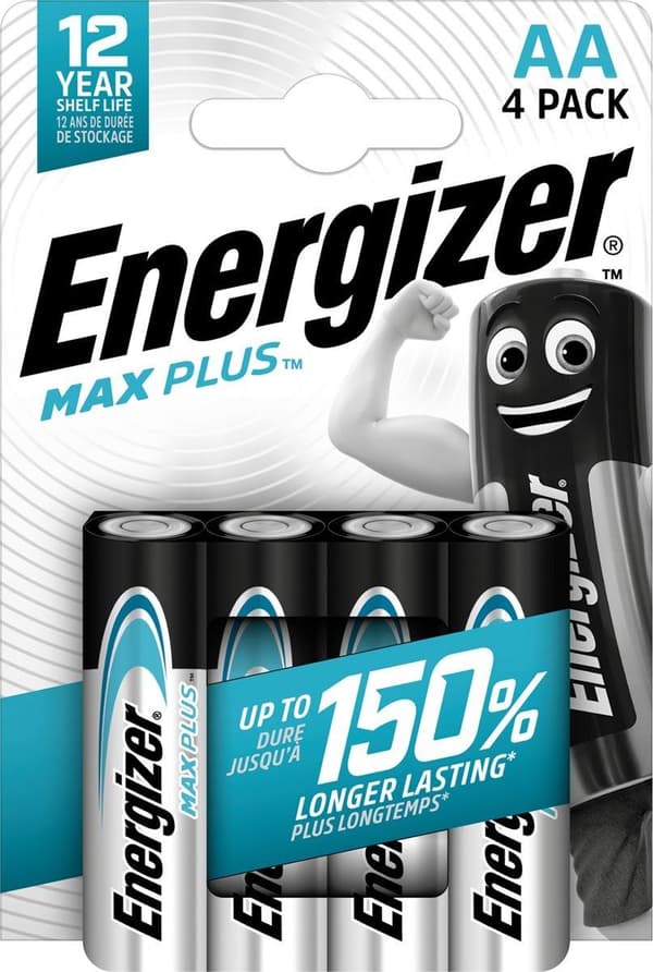 Energizer Max Plus AA Engangsbatteri Alkaline