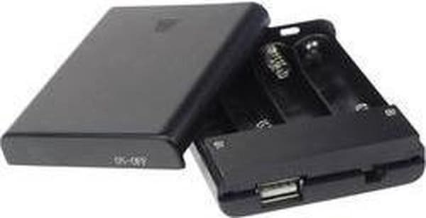 Batteriholder til 4 x AA batterier