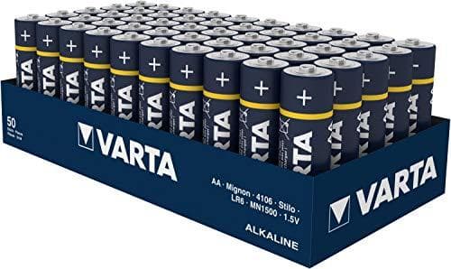 VARTA 4106229395 Batterier Energy Mignon AA bakkepakke med 50 stk (4106229395)