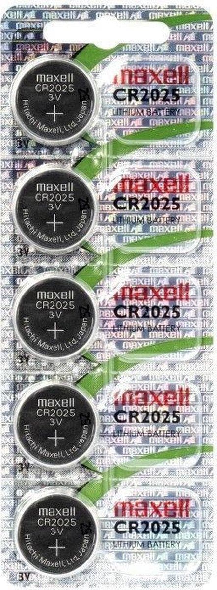 MAXELL specialbatteri CR2025, 5 stk.