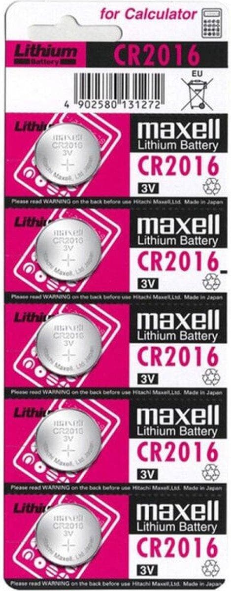 MAXELL batterispecialist CR2016, 5 stk.
