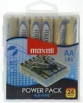 Miniatyrbillede 1 af 5: Maxell 24x LR6 AA alkalisk engangsbatteri