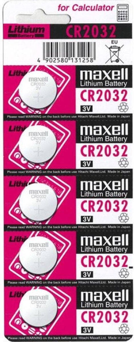 MAXELL specialbatteri CR2032, 5 stk.