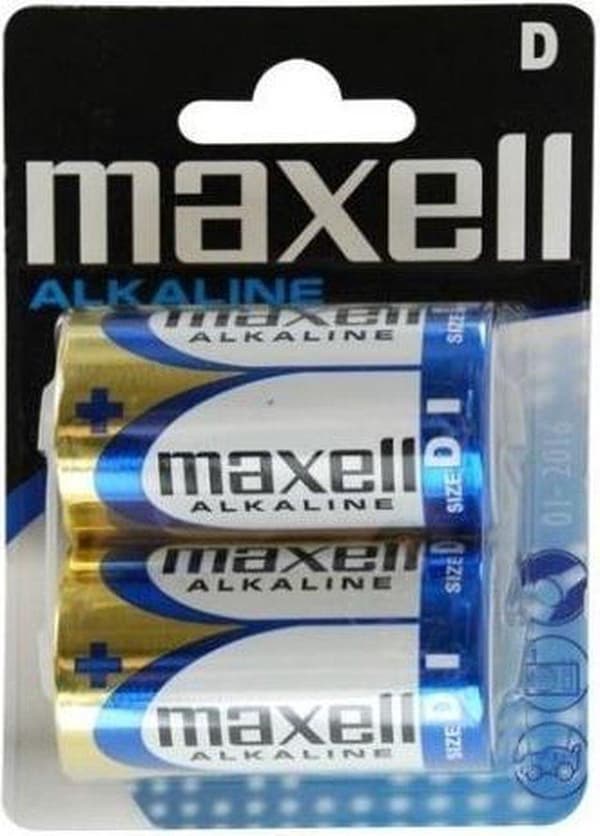 Maxell 161170 husholdningsbatteri Engangsbatteri D Alkaline