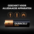 Miniatyrbillede 3 af 7: Duracell Plus Power - Engangsbatteri - AA - Alkaline - 1,5 V - 24 stk. - Sort - Kobber (00221194)