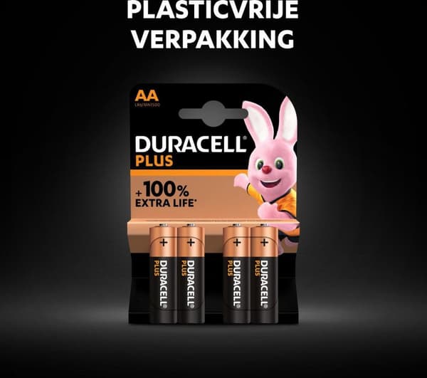 Duracell Plus Power - Engangsbatteri - AA - Alkaline - 1,5 V - 24 stk. - Sort - Kobber (00221194)