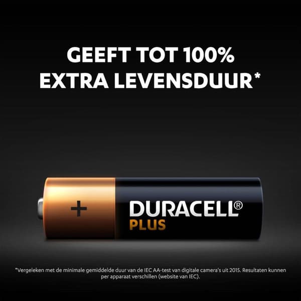 Duracell Plus Power - Engangsbatteri - AA - Alkaline - 1,5 V - 24 stk. - Sort - Kobber (00221194)