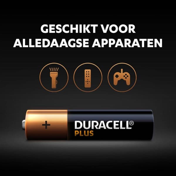 Duracell Battery Plus, AAA Mignon, 24-pak (00221195)