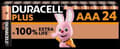 Miniatyrbillede 1 af 8: Duracell Battery Plus, AAA Mignon, 24-pak (00221195)