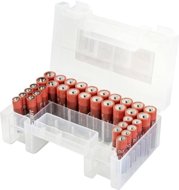 VOLTCRAFT batterisæt mignon, mikro 34 stk. inkl. æske (VC-12840985)