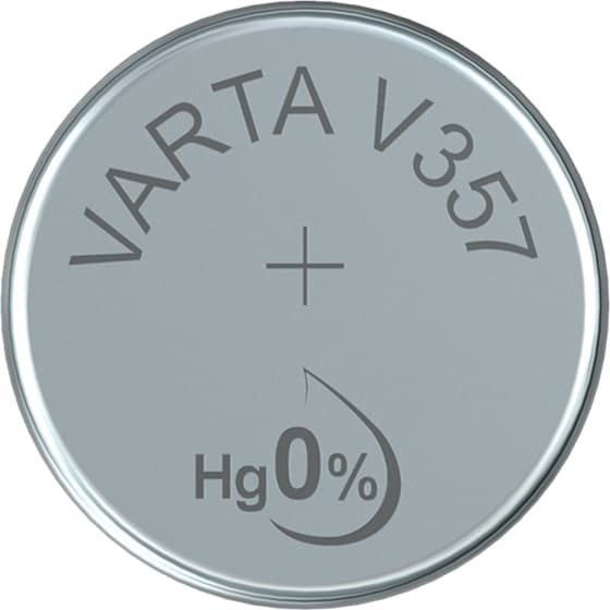 Varta V 357 HC - Siler-Oxid (S) - Knap/mønt - 1,55V - 1,16 cm - 1,16 cm - 5,4 mm (0,213") (00357101111)