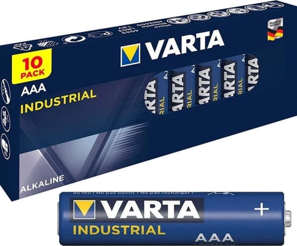 Varta Industrial Pro Micro AAA-batteri 4003 (10 stk) 4008496356652