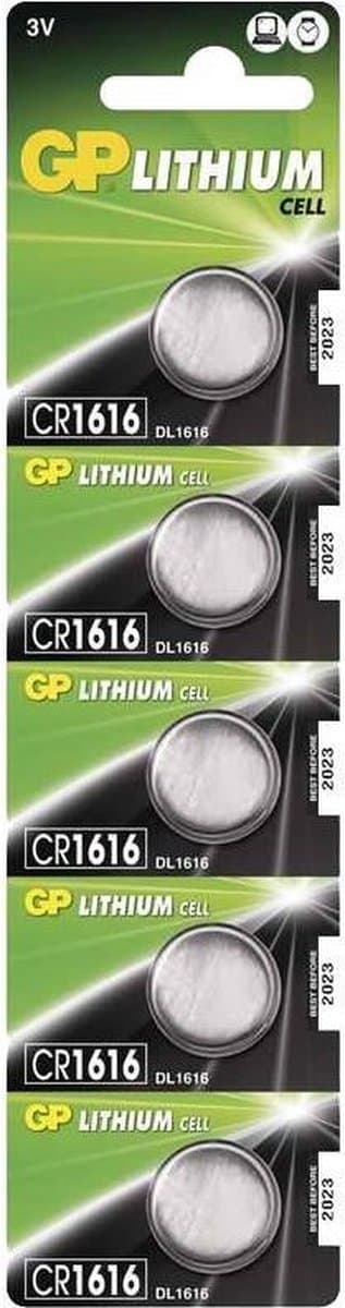 GP Batterier Lithium Cell CR1616 ikke-genopladelige knapcelle batterier