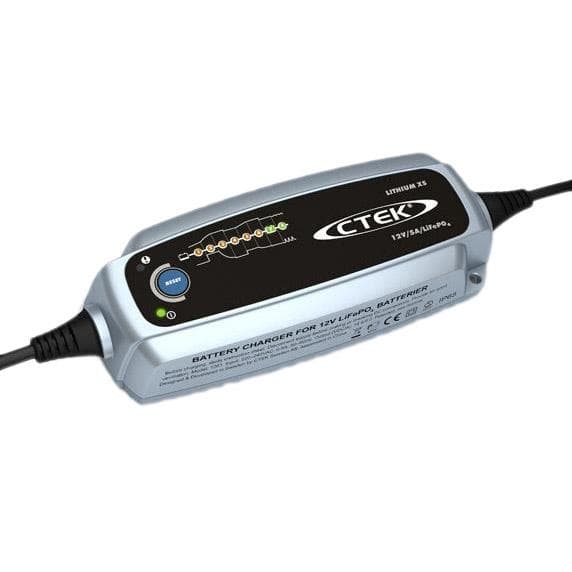 Ctek Oplader Lithium Xs Sort,Søvfarvet 12V Sort, Sølv