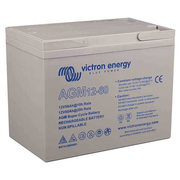 Victron Energy Batteri Agm 12v/60ah Transparent