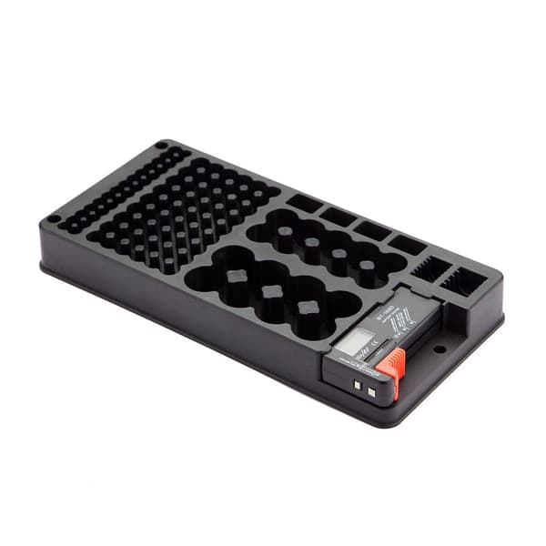 Batteriboks med batteritester