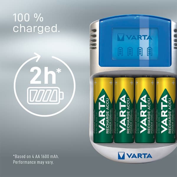 Varta Batterioplader Usb Aa/aaa Grå