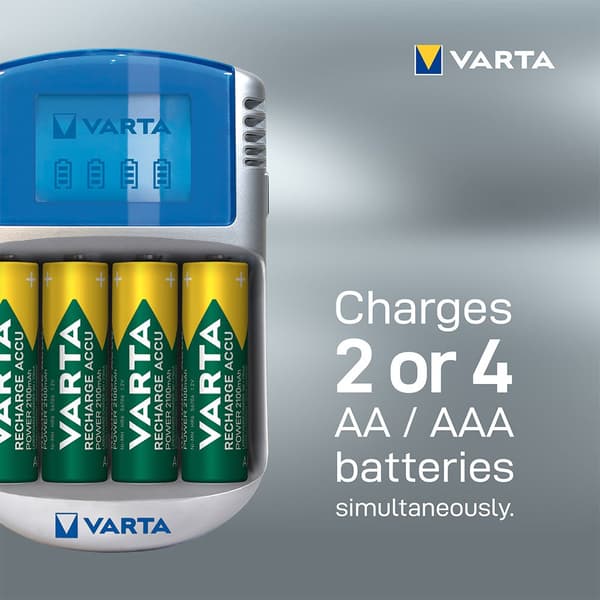 Varta Batterioplader Usb Aa/aaa Grå