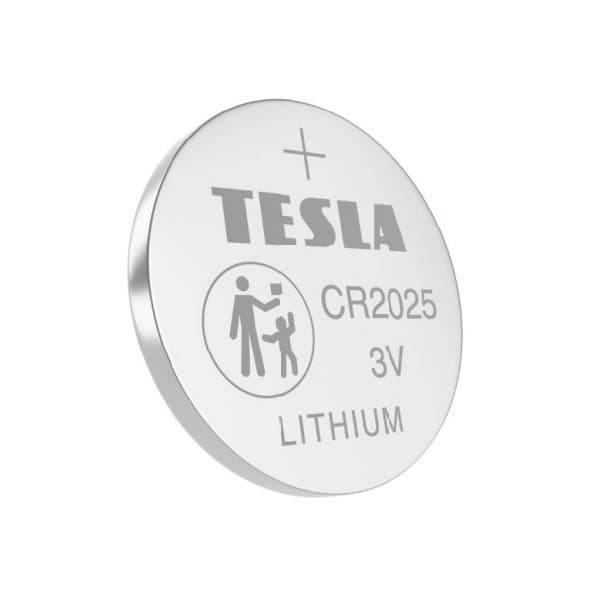 TESLA lithiová baterie CR2025, blister, 5 ks