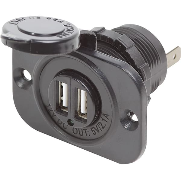 Seachoice Dubbel Laddare Usb Silver 2.1 A