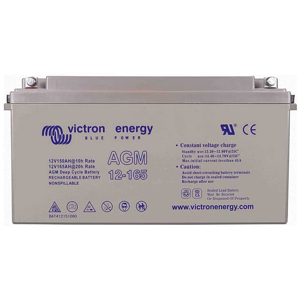 Victron Energy Batteri Agm 12v/165ah Transparent