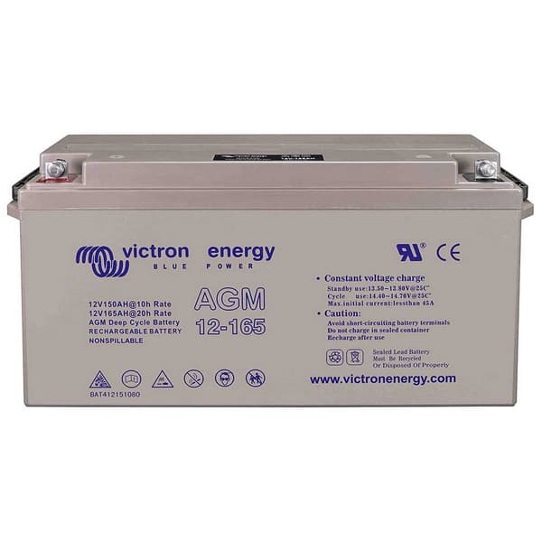 Victron Energy Batteri Agm 12v/165ah Transparent