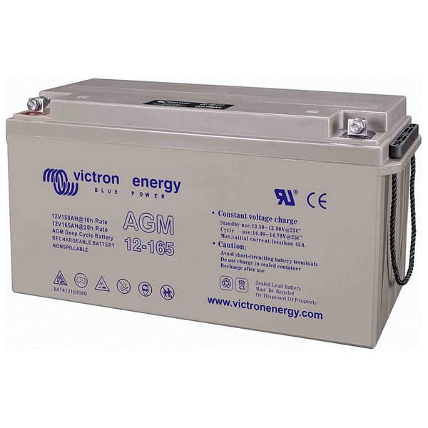 Victron Energy Batteri Agm 12v/165ah Transparent