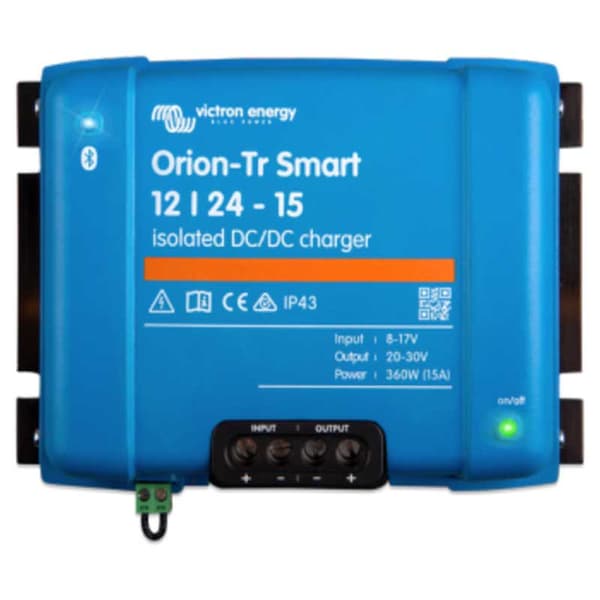 Victron Energy Eristetty Dc-dc-laturi Orion-tr Smart 12/12-30a 360w Kirkas