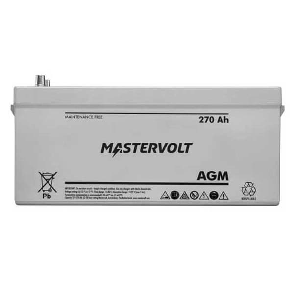Mastervolt Batteri Agm 12v 70ah Søvfarvet