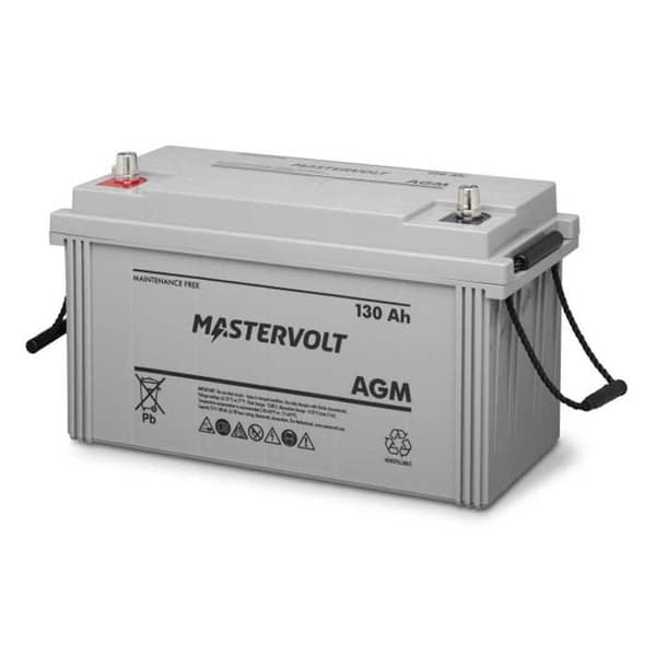 Mastervolt Batteri Agm 12v 130ah Transparent 22.8 x 17.6 x 40.8 cm