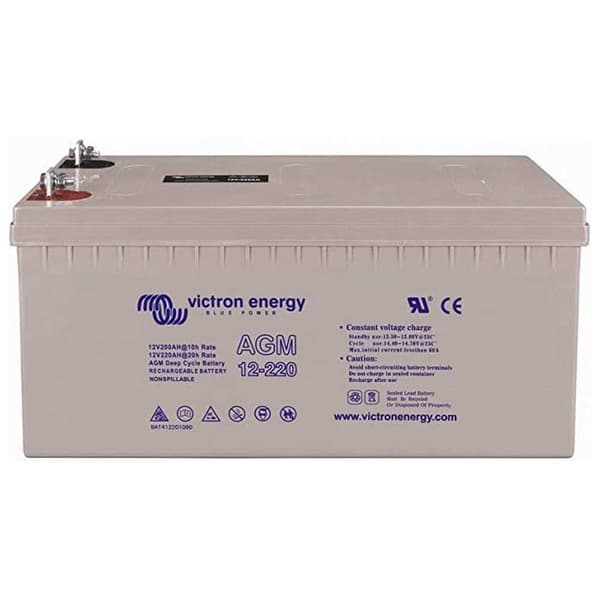 Victron Energy Batteri Agm 12v/220ah Søvfarvet
