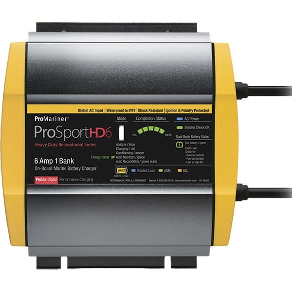 Promariner Akkulaturi Prosporthd Series 100-240v Musta 12 A