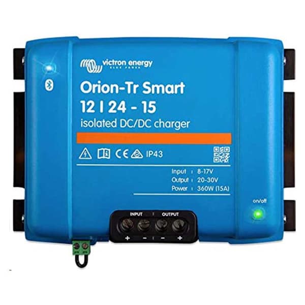 Victron Energy Isolerad Dc-dc Laddare Orion-tr Smart 12/24-15a 360w Durchsichtig