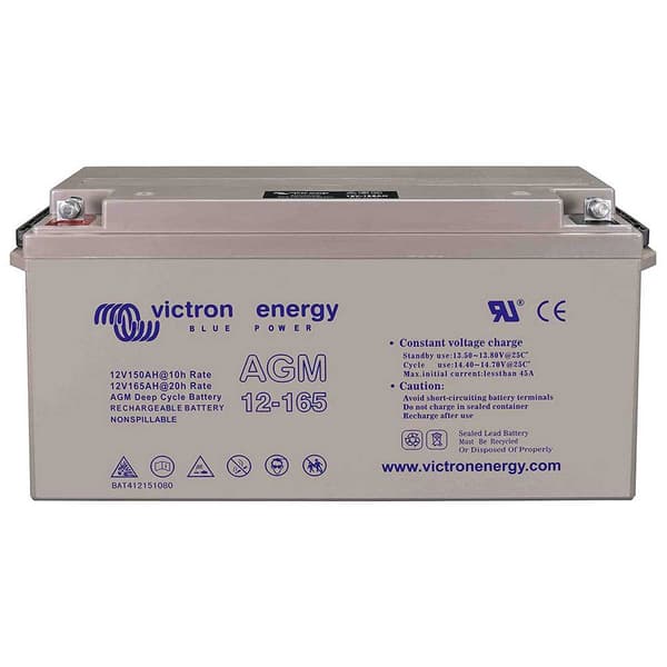 Victron Energy Batteri Agm 12v/165ah M8 Transparent