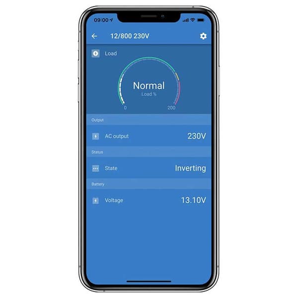 Victron Energy Batteri Inverter 12/800 Ve Direct Schuko Blå