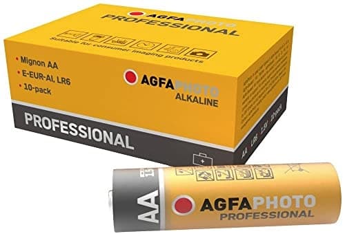 AgfaPhoto Professional Mignon (AA) batteri alkalisk mangan 1,5 V 10 stk.