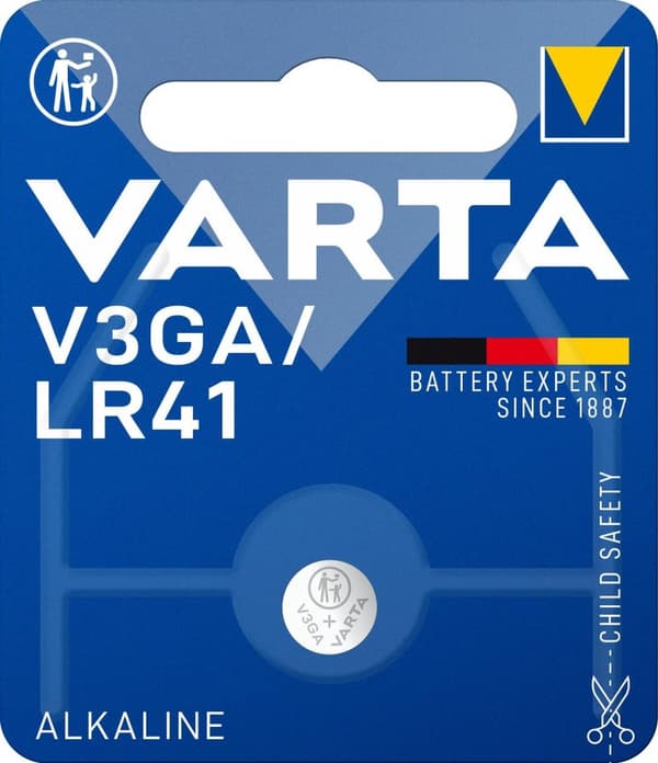 Varta 24261 101 401 husholdningsbatteri engangsbatteri LR41 alkalisk (24261101401)