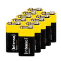 Miniatyrbillede 3 af 3: 10x Intenso Energy Ultra 9V blok alkalisk batteri - 6LR61, 10x 9V blok pakke med 1