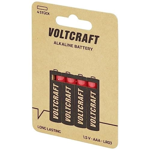 VOLTCRAFT Industrial LR03 Micro (AAA) batteri alkalisk mangan 1350 mAh 1,5 V 4 stk.