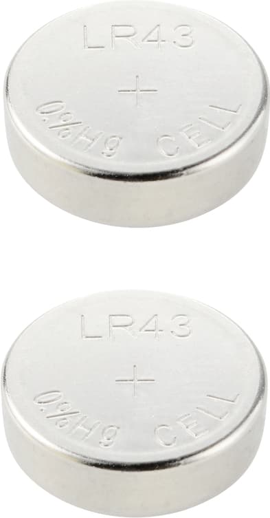 VOLTCRAFT AG12 knapcelle LR 43 alkalisk mangan 100 mAh 1,5 V 2 stk.