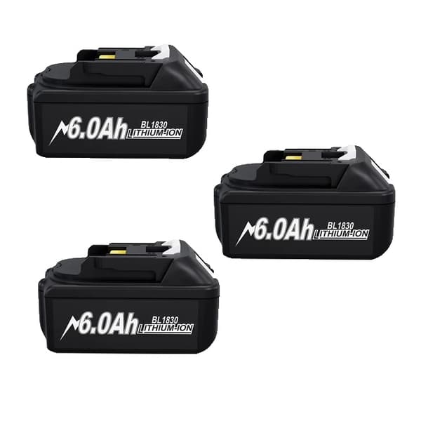 Makita 18V batteri, uppladdningsbart, litiumjoncell, 60AH-2 st