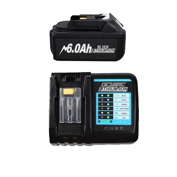 Makita 18V batteri, uppladdningsbart, litiumjoncell, 60AH-2 st