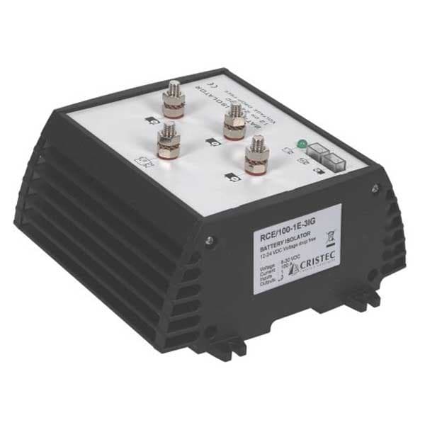 Cristec Rce 100a 3 Lähdöt Laturi Hopeinen