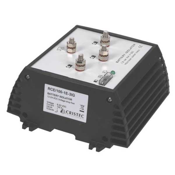 Cristec Rce 100a 3 Lähdöt Laturi Hopeinen